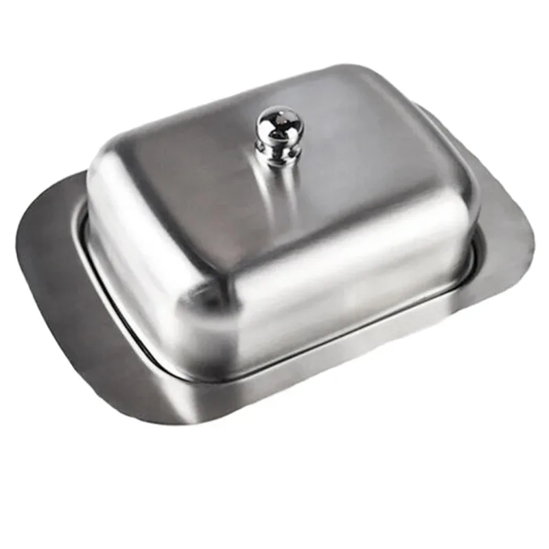 Stainless Steel Butter Storage Box for Cake Bread Fruit Steak Salad Biscuit