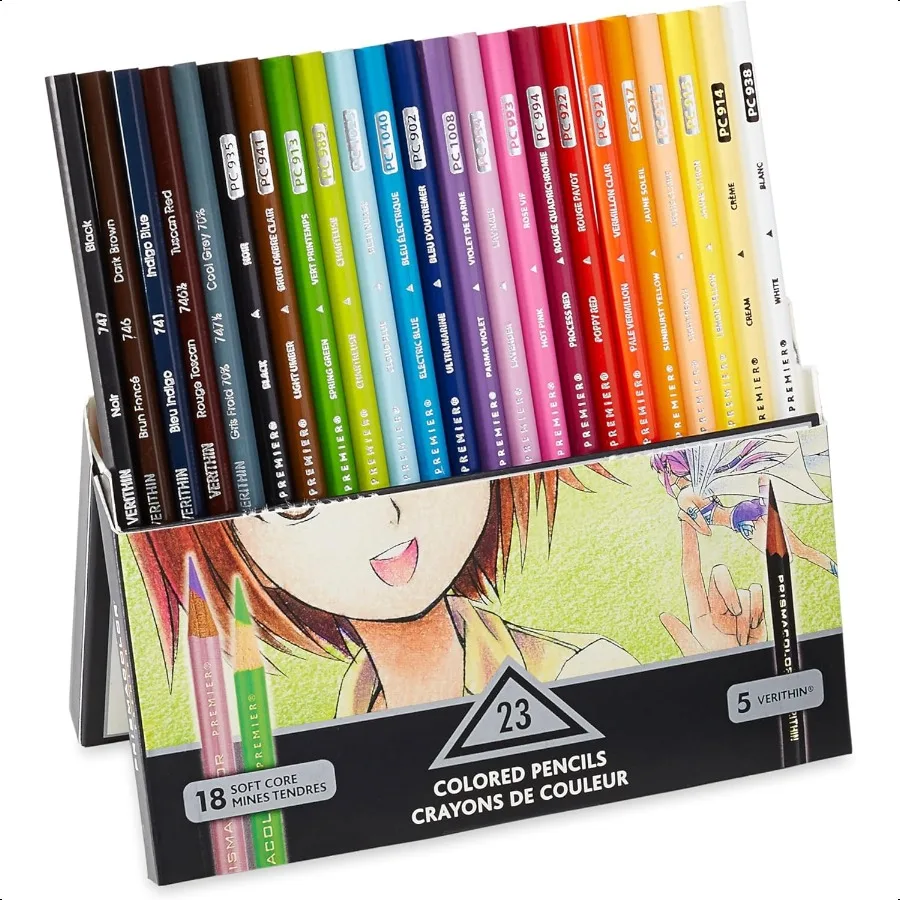 Colored Pencils Set for Manga and Adult Coloring