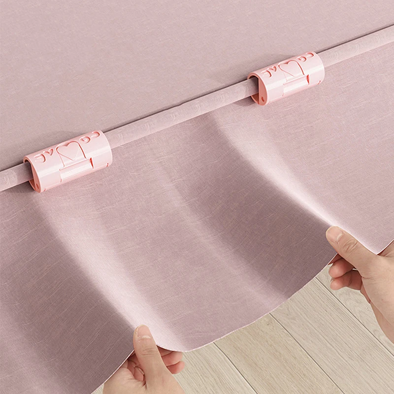 6PCS Plastic Non-slip Clip Mattress Holder Quilt Bedspread Bed Sheet Clip Button Bed Sheet Household Towel Clothes Peg 1