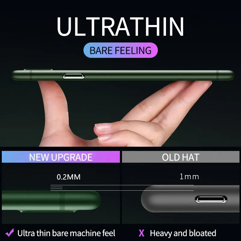 Ultra Thin Frosted Matte Phone Cover Shell