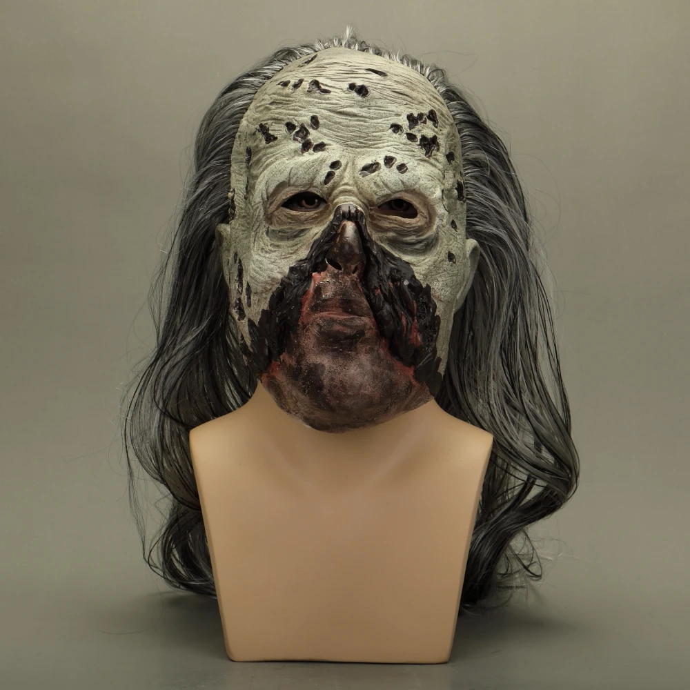 batería Aplastar Escrutinio Máscara de Zombie Cosplay The Walking Dead Whisperers Beta máscara de látex  máscaras de miedo de Halloween| | - AliExpress