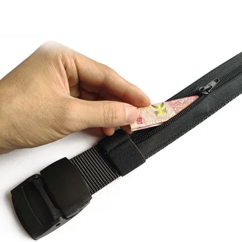 Viaggio contanti antifurto cintura marsupio donna portatile nascosto cinghia di denaro cintura portafoglio marsupio uomo segreto cintura nascosta 125cm