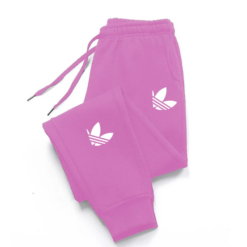 2023 autumn new men's and women's sports pants casual plus fleece warm loose sports sweatpants fashion girdle pants