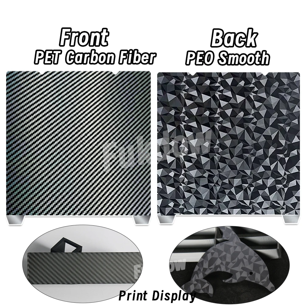 thumbnail image 1 of Para placa de construcción Ender3 V3 SE Textura Pei Resorte de acero 235x235 PET PEO Hoja para Creality K1C/K1/K1Max Ender3 V3 SE/S1Pro310x315, 1 of 5