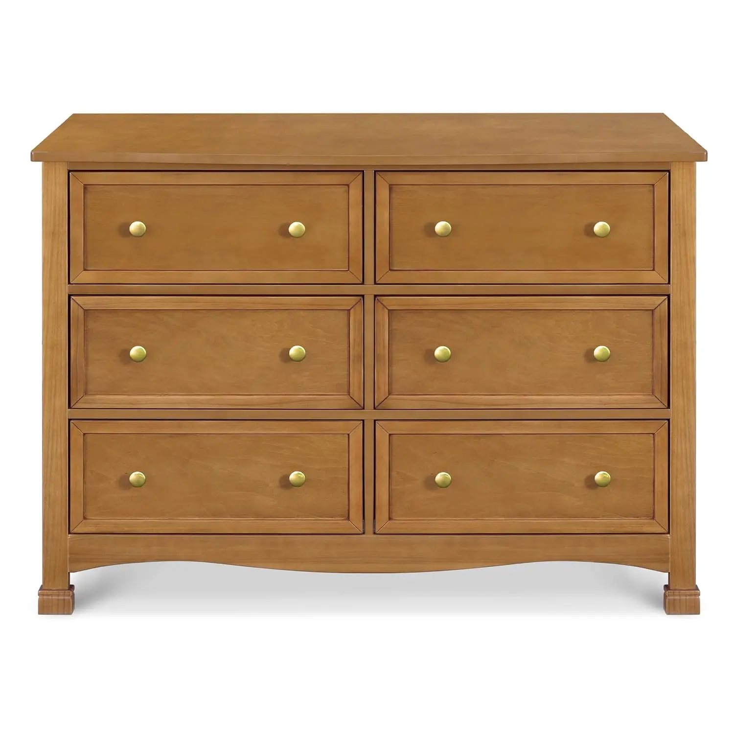 NEW Kalani 6-Drawer Double Wide Dresser in Chestnut USA 4
