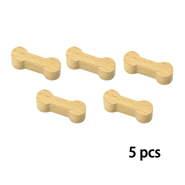Premium Beech Wood Railway Track Accessories - Forked Rail Design for Kids' Wooden Train Sets