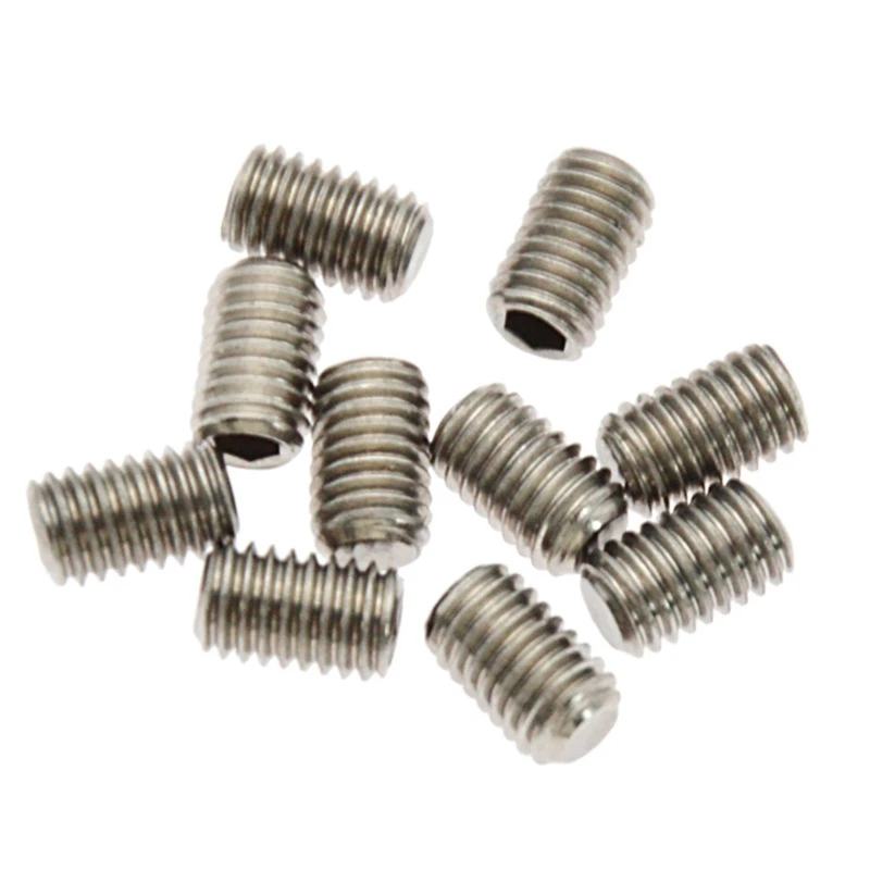 10pcs/20pcs Surfboard Grub Screws 5mm Fin Plug Screws Stainless Steel Surfboard Fin for Surfs Board/SUPs Board/Long Board