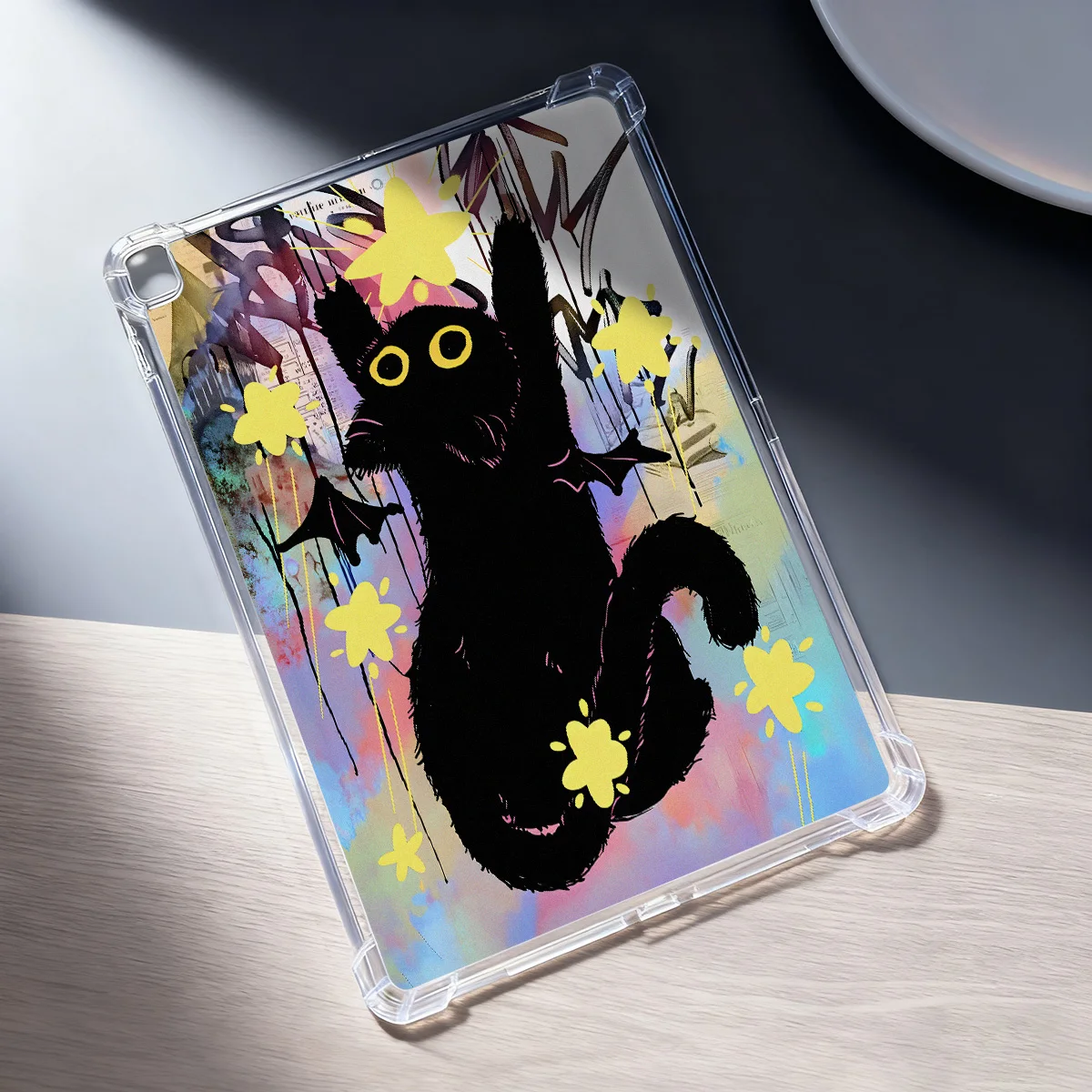 Silicone Cat Design Protective Tablet and Smartphone Cover