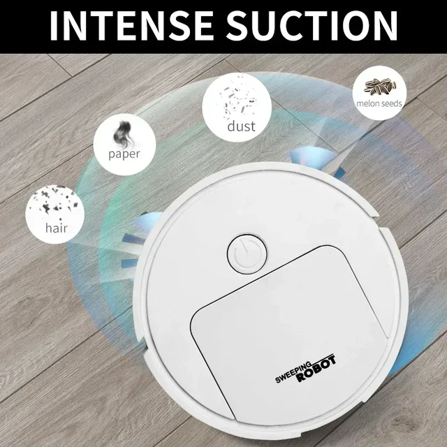 2024 New Automatic Sweeping Robot Suction Sweeper Drag Lazy Intelligent Three-in-one Sweeping Machine Cleaning Experts Home 2