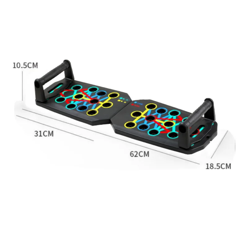 Portable Multi-Function Push-Up Board Set Foldable Push-Up Board 28 Mode Home Muscle Fitness Training Equipment