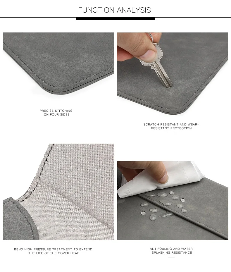 for CHUWI MiniBook X Laptop Bag Smooth Matte PU Leather Magnet Flip Sleeve Charger Pouch Foldable Mousepad Notebook Briefcase 4 S7200a6cf3e164465992d016aaa67baffj