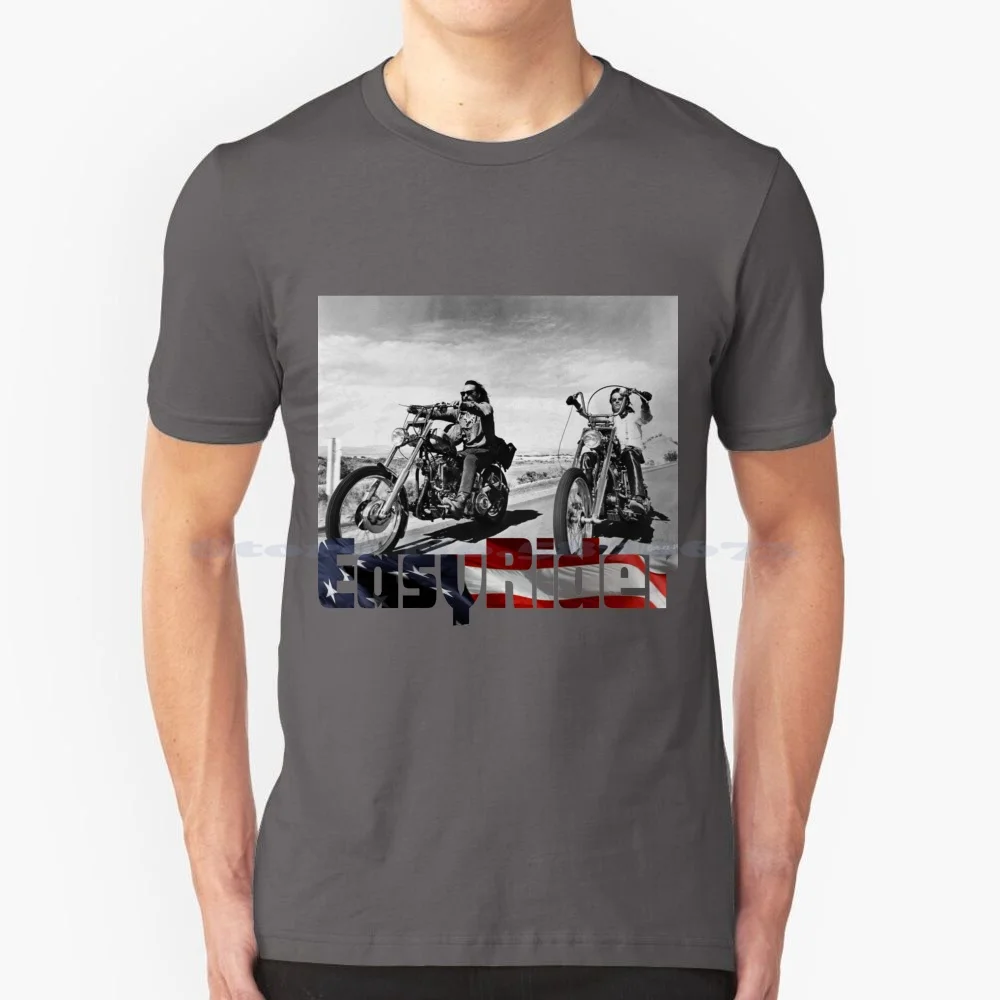 Maglietta Easy Rider Maglietta 100% Cotone Easy Rider Movie And Roll