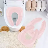 Children's Portable Folding Travel Toilet Seat With Non-Slip Silicone Pad Potty Training Seat for Toddlers, Boys and Girls 1