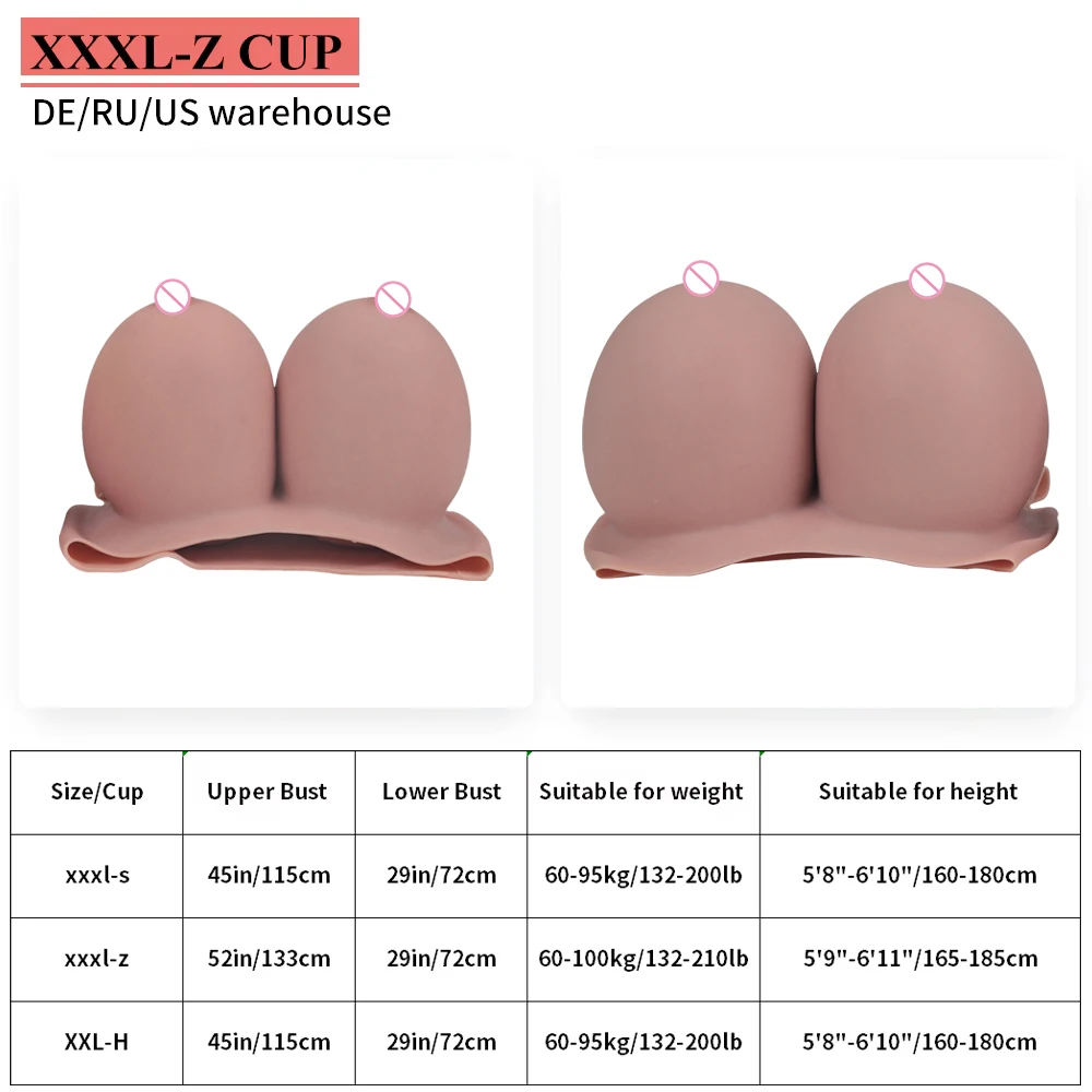 Eyung Realistic Silicone Forms Crossdressers Z Cup Huge Fake Breast Forms  Boobs Drag Queen Crossdressing Huge Breastplates Boobs - AliExpress, image size:1000x1000