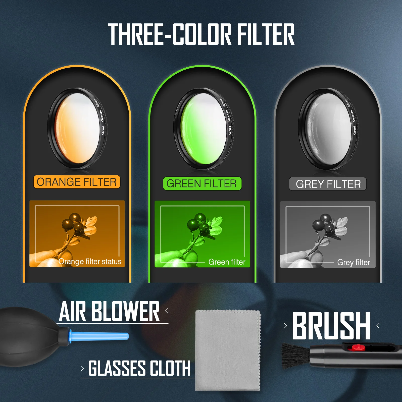 NBD 4K Digital Cameras for Photography 48MP Camera with Microphone 3-Color Filter Video Camera with Wide-Angle&Macro Lens