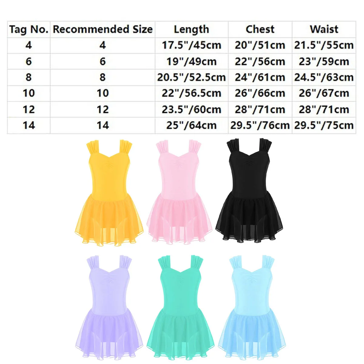 Kids Girls Rhythmic Gymnastics Leotard Dress Long Sleeves Mock Neck Tulle Splice Cutouts Figure Ice Skating Dress Dance Clothes ballet leotard dance leotard girls dance costumes