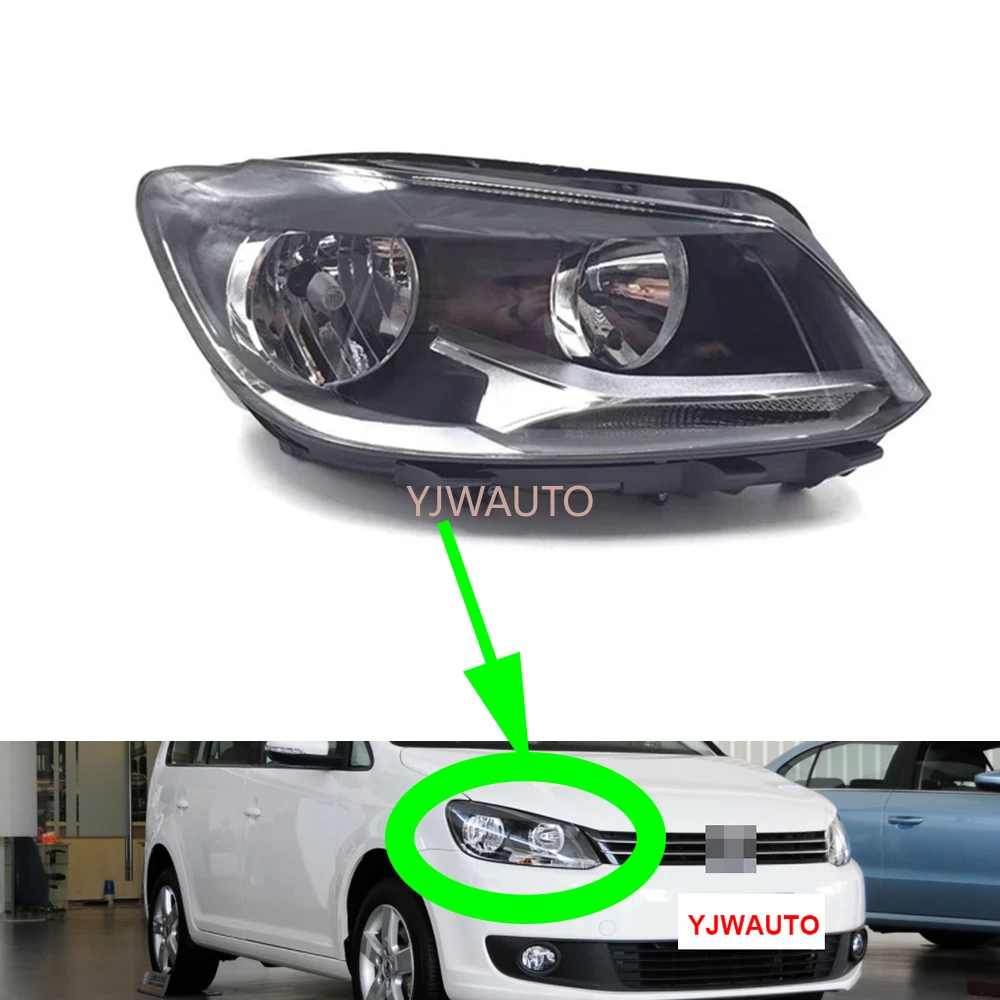 

Передние фары в сборе для VW Touran 2011-2015 с дневным ходовым огнем