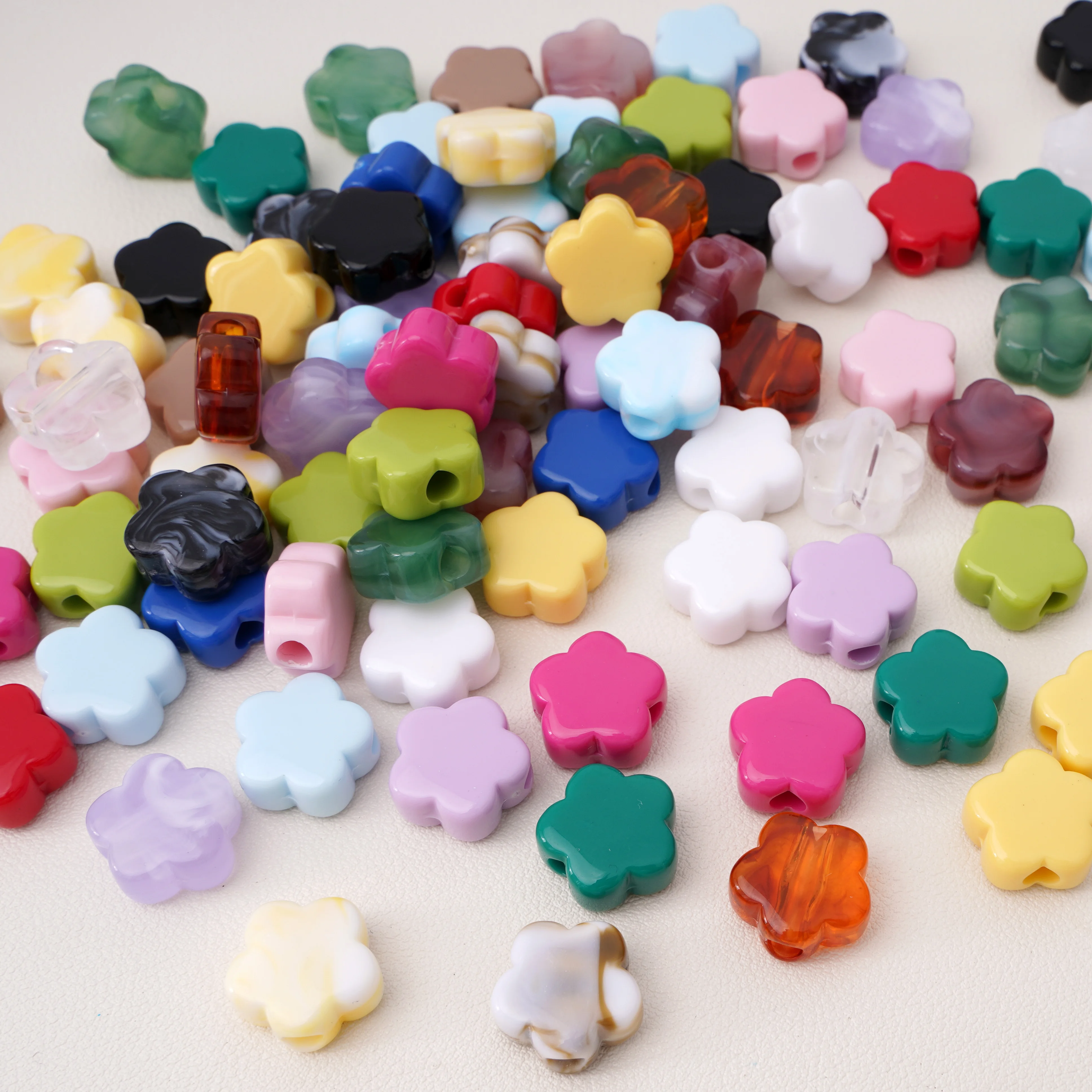 Acrylic Flower Beads 2