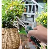 Straight Head Pruning Shears Non-slip HandleStainless Steel Outils Manuels Household Bonsai Garden Scissors Pruing Shear 4