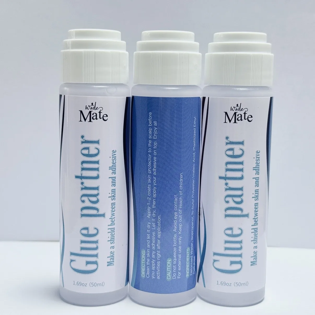 1/3/5 ชิ้น 50 มล. กาวพันธมิตรสร้างโล่ระหว่างผิวหนังและกาวป้องกันหนังศีรษะป้องกันผิวหนัง 1