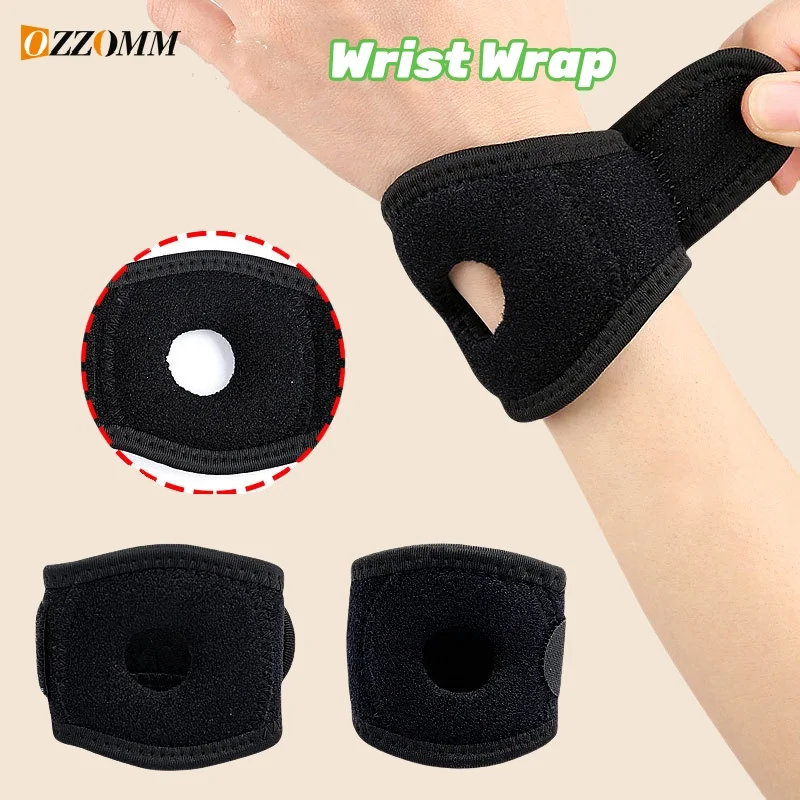 Wrist Brace Support 1PC For TFCC Tears Adjustable Wrist Wrap Soft Ring Pad