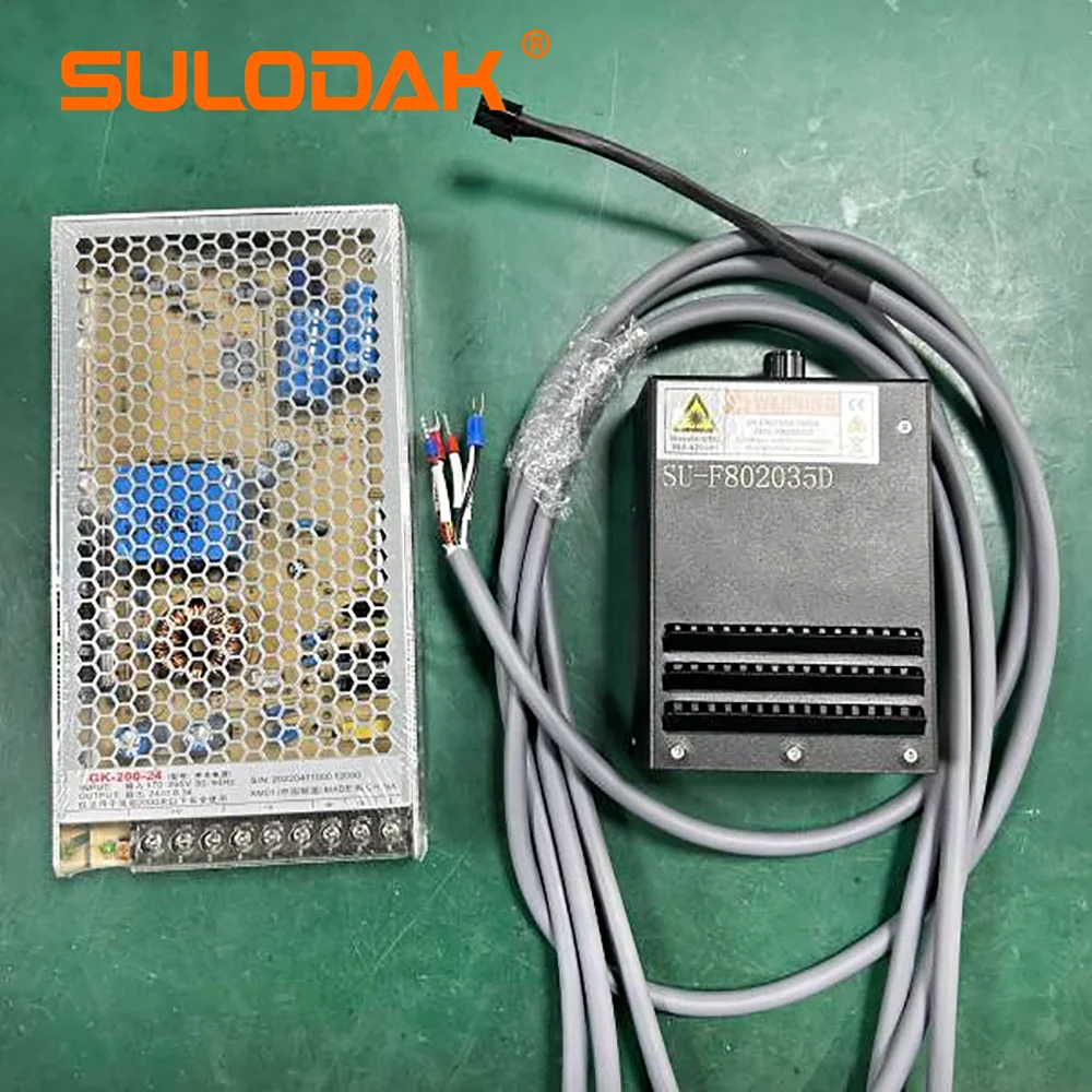UV LED Curing Lamp Size 80*20mm Air Cooling UV Lamp High Intensity for Printer Ink 395nm/Epoxy Resin/Glue Curing Light