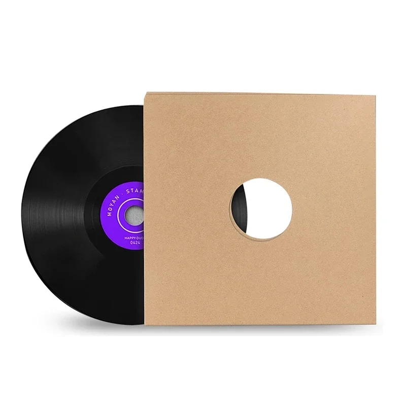 LP 레코드 커버 슬리브, 비닐 레코드 슬리브, 복합 크래프트 종이 가방, 하드 판지 외부 커버 재킷, 10 개, 12 인치
