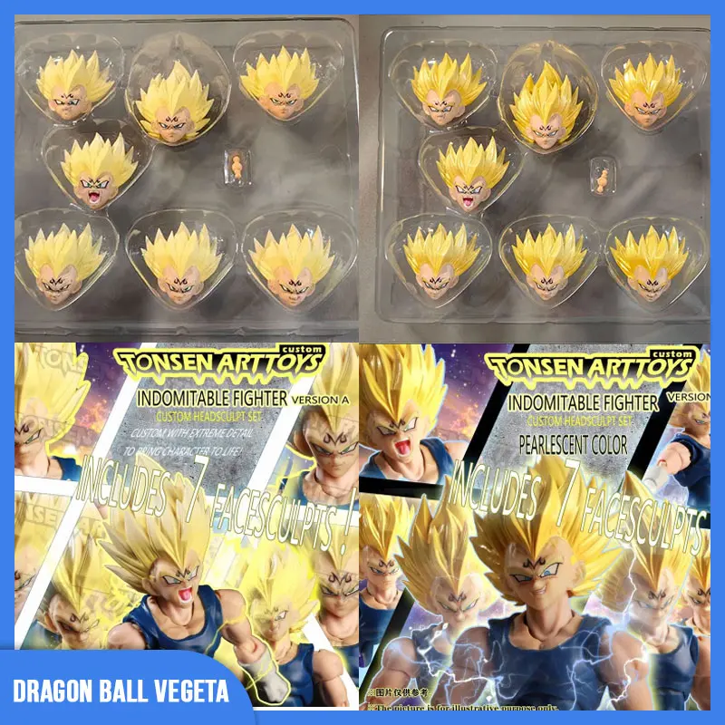 

Dragon Ball Vegeta Head Shf Figure Carving Fittings Bag Super Saiyan Majin Anime Action Figure Toy Kids Christmas Gifts