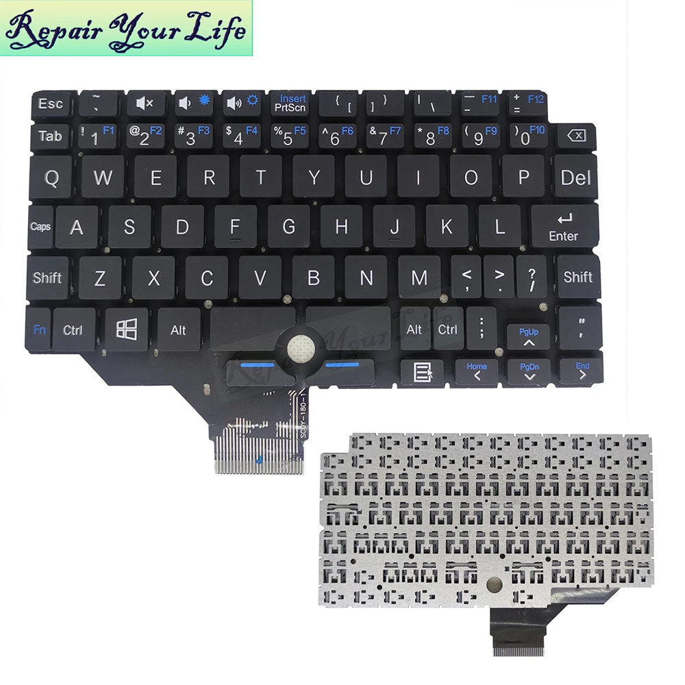 Teclado Inglês dos Eua para Mini Laptop Original Umpc Pocket1 Bolso Gpd p1 Gpd Umpc t1 t2 Scdy180-1