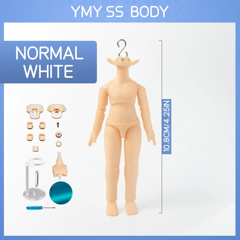 YMY Movable Joint Anime Figure Doll Body - White Normal Skin Accessories