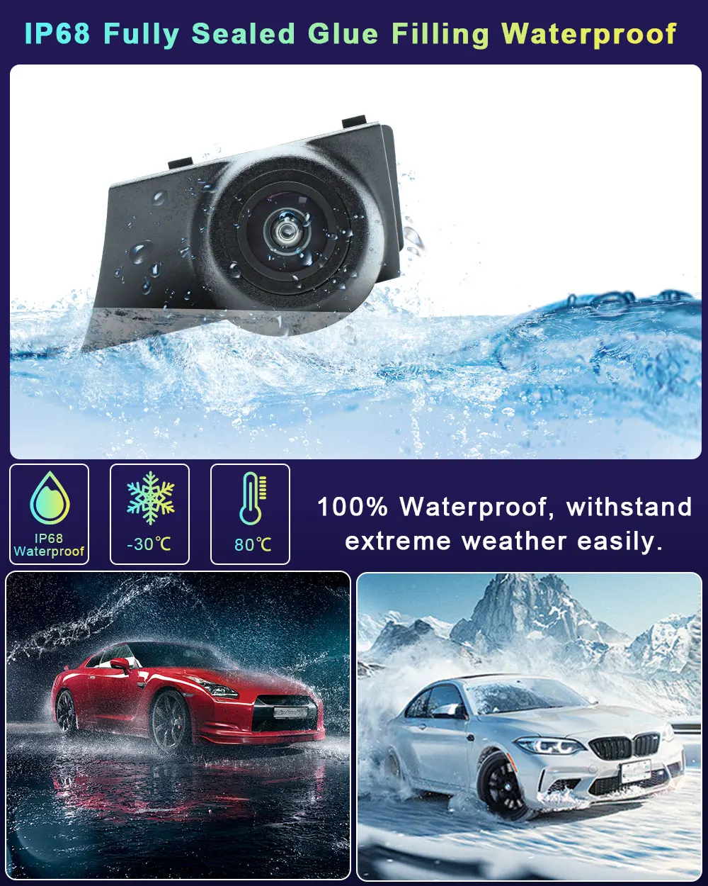 AHD 1080P 170 °   폭스바겐 VW 골프 7 Mk7 페이스리프트 2018 2019 2020 2021 차량 로고 전방 카메라용 어안 카메라