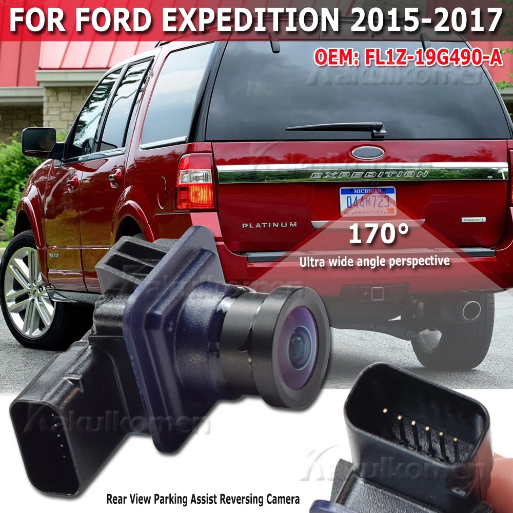 TINJO Car Rear View Back up Camera HD Fit for Ford