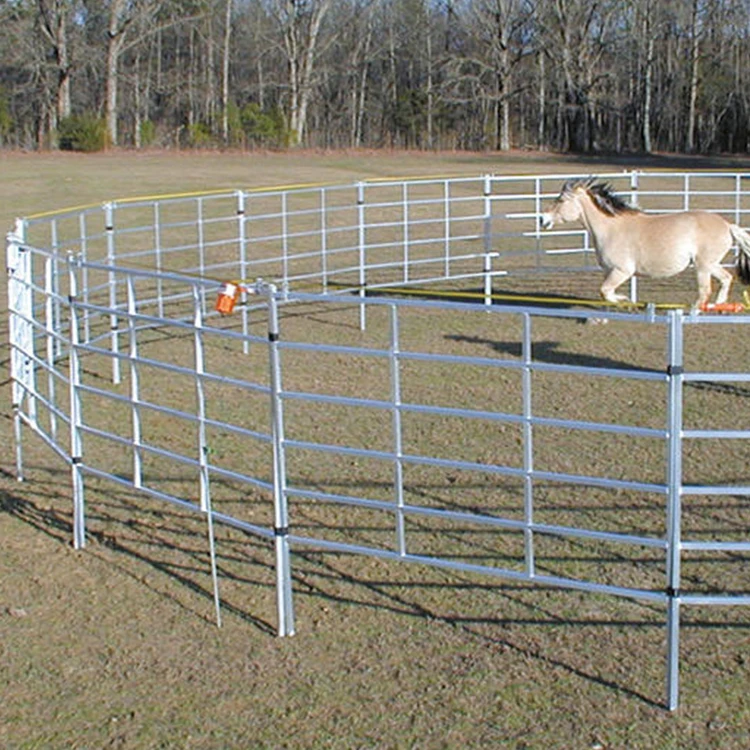 Corral Fence Portable Galvanized Cattle Panel Steel Horse Fence Farm Fence and Gates 5