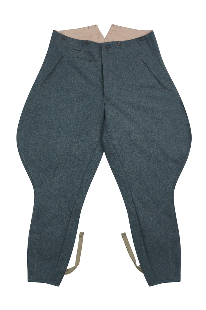 Guwn-033 Wii Tedesco Elite Officer Pantaloni Di Lana Da Campo Italiani