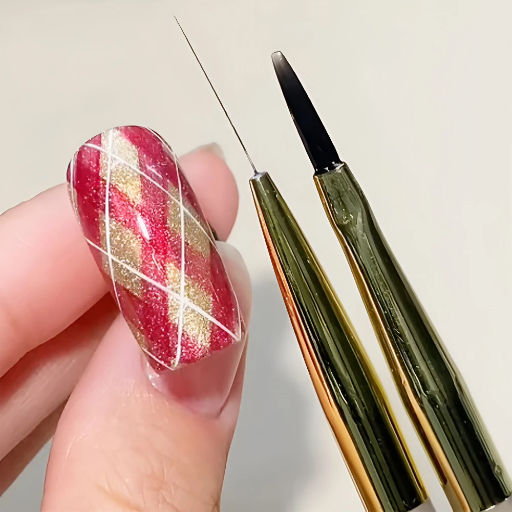 Professionell nagelpensel för tartanlinjer och detaljmålning_voghion.com