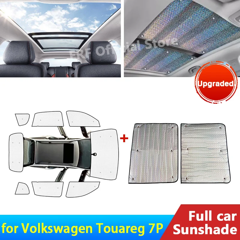 

For Volkswagen VW Touareg 7P 2011~2018 Car Full Coverage Sunshade Car Sun Shade Windshield Side Window Privacy Shading Protector