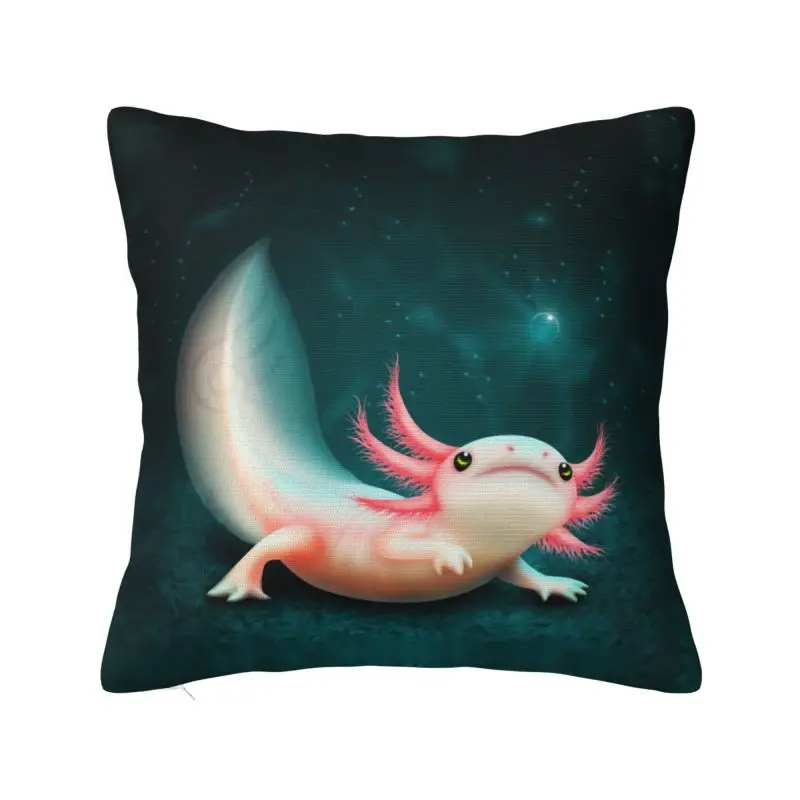 

Элегантная Подушка Axolotl, домашний декор, скандинавский Саламандер, уличные подушки с животными, квадратная наволочка