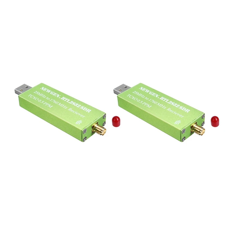 

2X USB-адаптера, устройство для тюнера и ТВ-приемника speedrtl2832u + R820T2 + 1Ppm TCXO