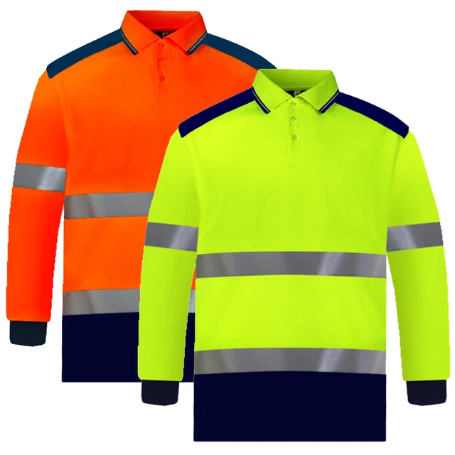 Hi Vis Short Sleeve Safety Polo with Pockets