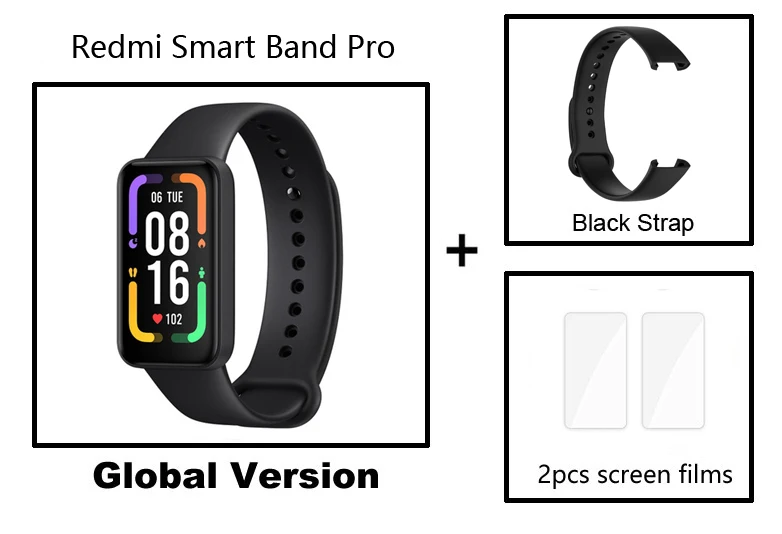 Xiaomi Redmi Smart Band Pro Smartwatch, Black