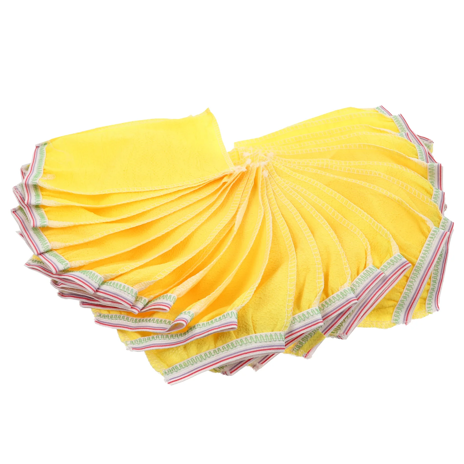 

Beaupretty Disposable Bath Towel Body Scrubs Women Bathing Gloves Loofah Scrubber Cloth Yellow Sponge Shower Towels Body