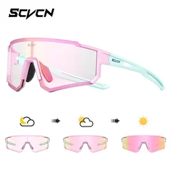 Photochromic Sunglasses for Outdoor Activities - Windproof Cycling and Hiking Glasses for Men and Women (Photochromic - PI - 19)