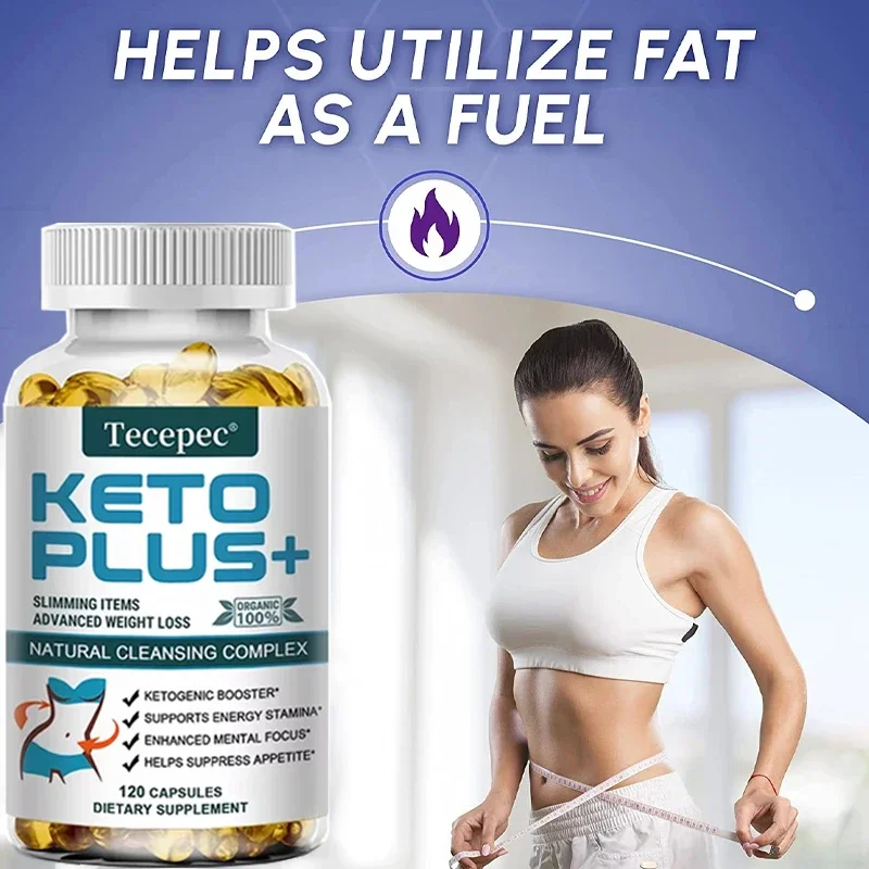 Keto Fat Burner-Fat Burner That Helps with Weight Management, Improves Energy, Endurance, Mental Focus, and Metabolism