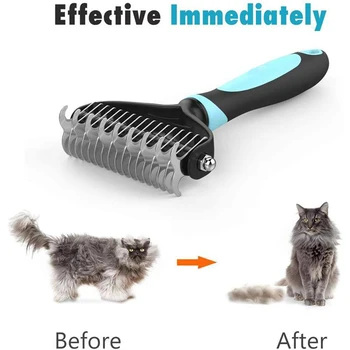 Professional Dog Brush Pet Hair Remover Dog Grooming Comb Removes Hairs Cats Dogs Animal Hair Brush Dog Accessories Pet Items 3