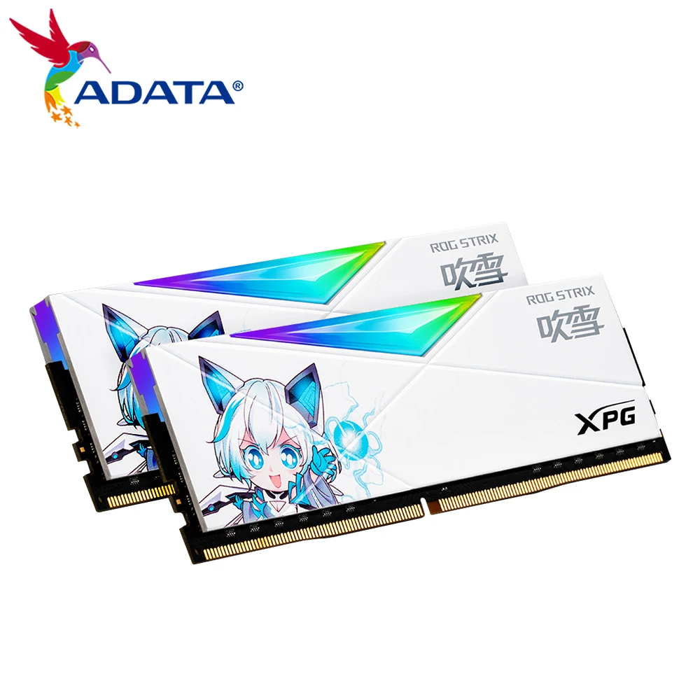 100% 오리지널 ADATA D50 DDR4 RGB 메모리, 데스크탑용 고속 컴퓨터 램 XPG ROG STRIX D50 ddr4, 8GB x 2 3600MHz