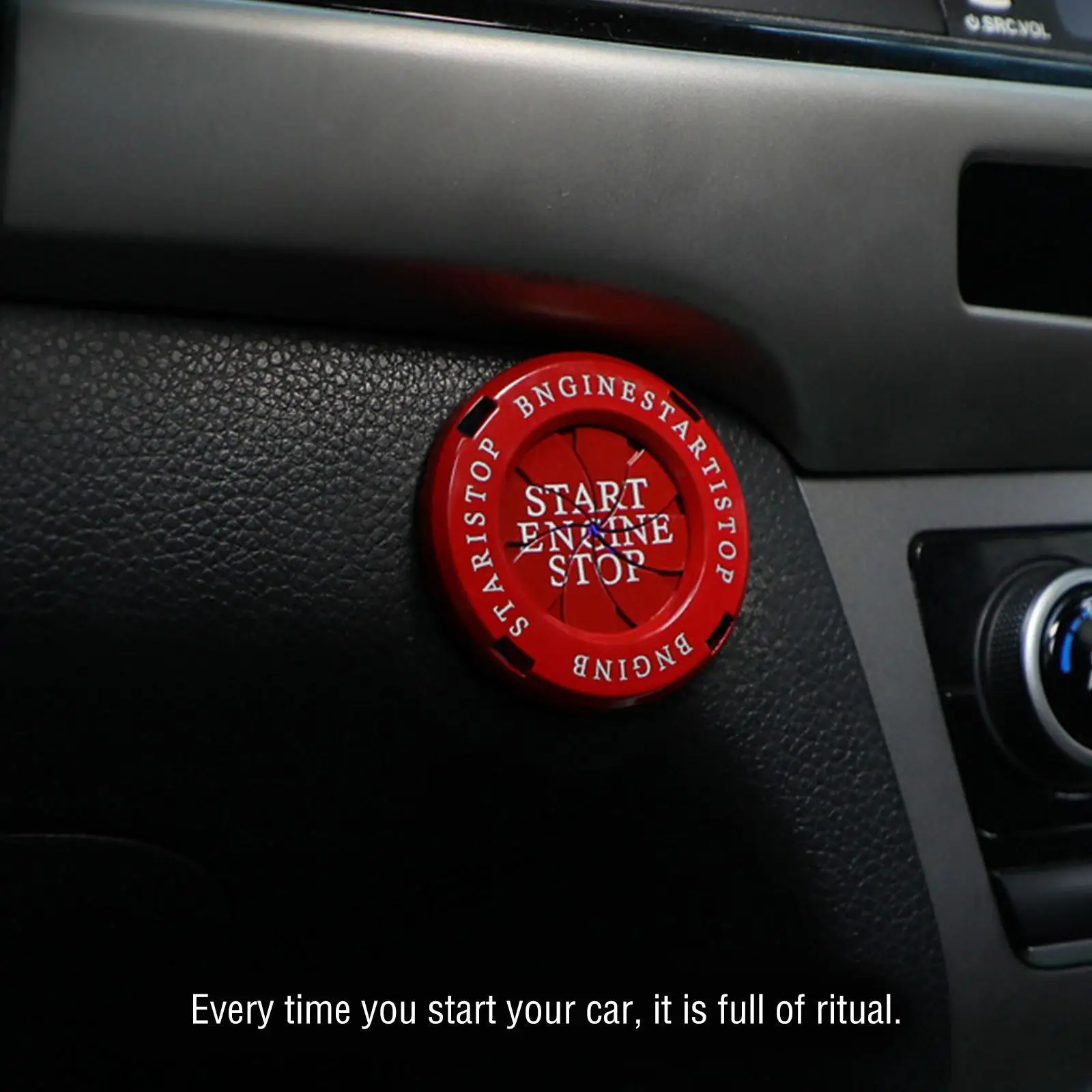 Couvercle de bouton poussoir de démarrage de voiture, protection