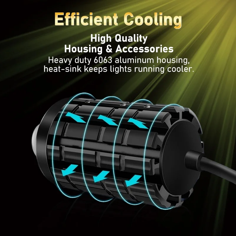 1Box Mini Motorcycle Led Lights Spot Light Waterproof Hi&Low Motorcycle Headlight LED Bulbs