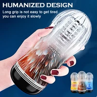 Männliche Masturbatoren Tasse Vagina Vakuum Weiche Pussy Ausdauer Übung Masturbation Sex Spielzeug Tasche Manuelle Masturb Tasse für Männer 4