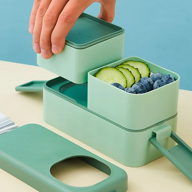 3 Layers Lunch Box 1050ml Compartment Bento Boxes For Adults Students Lunch Box With Fork Spoon Microwave Food Storage Container