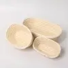 Indonesian Rattan Bread Basket Loaf Shape Handmade Braided Bread Proofing Basket Oval Rattan Banneton Basket Food Grade Baskets 2